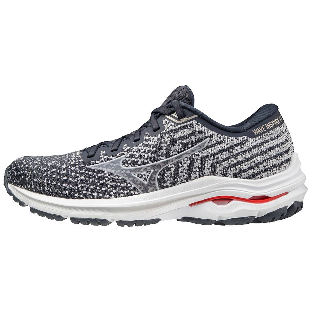 Zapatillas Running Mizuno Wave Inspire 17 WAVEKNIT D (Wide) Mujer Gris Ofertas UDAJ-21635